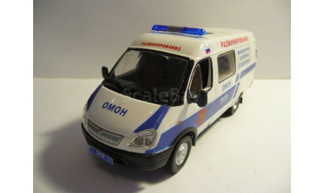 ГАЗ 2705 ОМОН Разминирование, масштабная модель, scale43