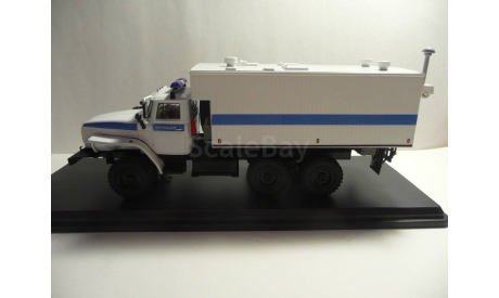 УРАЛ 43203 АЗ автозак, масштабная модель, scale43