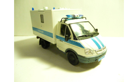 ГАЗель 3302 Полиция АЗ автозак, масштабная модель, scale43