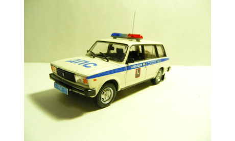 ВАЗ 2104 Милиция ДПС Москва, масштабная модель, scale43