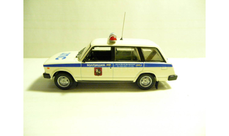 ВАЗ 2104 Милиция ДПС Москва, масштабная модель, scale43
