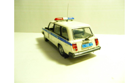 ВАЗ 2104 Милиция ДПС Москва, масштабная модель, scale43