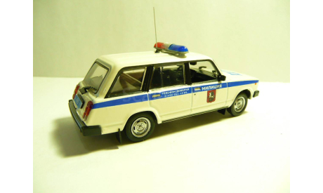 ВАЗ 2104 Милиция ДПС Москва, масштабная модель, scale43