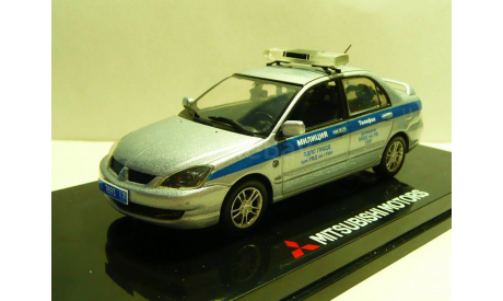 Mitsubishi Lancer Милиция ДПС, масштабная модель, 1:43, 1/43