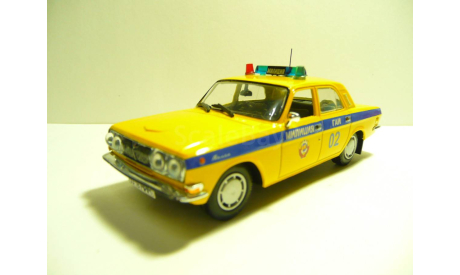Волга ГАЗ 2410 Милиция ГАИ БССР, масштабная модель, scale43