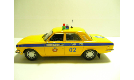 Волга ГАЗ 2410 Милиция ГАИ БССР, масштабная модель, scale43