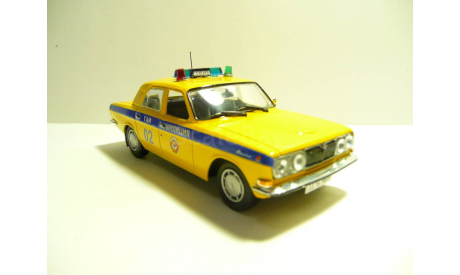 Волга ГАЗ 2410 Милиция ГАИ БССР, масштабная модель, scale43