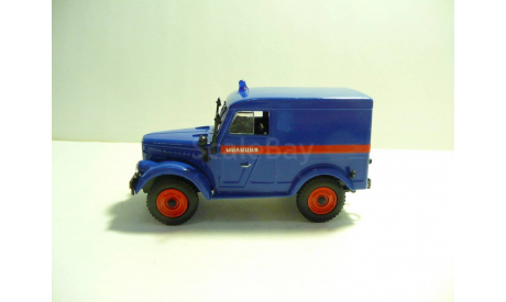 ГАЗ 69 Милиция СССР, масштабная модель, scale43