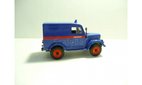 ГАЗ 69 Милиция СССР, масштабная модель, scale43