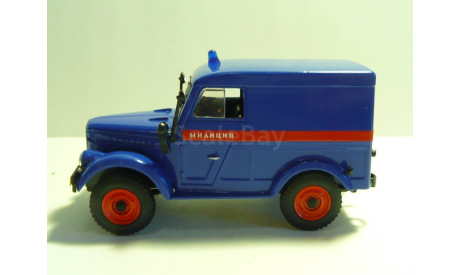 ГАЗ 69 Милиция СССР, масштабная модель, scale43