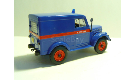 ГАЗ 69 Милиция СССР, масштабная модель, scale43