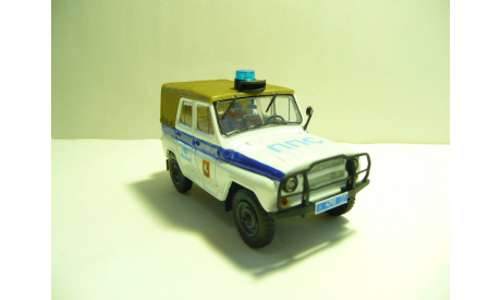УАЗ 469 ППС Милиция Москва, масштабная модель, scale43