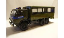 КАМАЗ 4310 Милиция ОМОН хаки, масштабная модель, scale43
