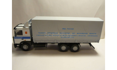 МАЗ 6303 Милиция УВО МО, масштабная модель, scale43