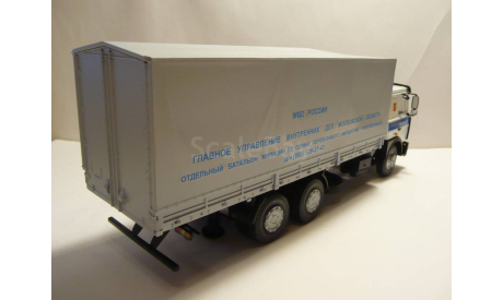 МАЗ 6303 Милиция УВО МО, масштабная модель, scale43