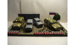 Диарама Блок пост №2 фигурки 1/43