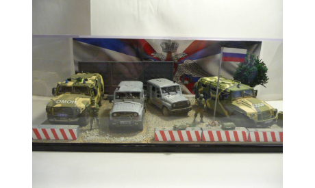 Диарама Блок пост №2 фигурки 1/43, масштабная модель, scale43