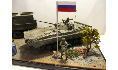 Диарама Блок пост №1, масштабная модель, scale43