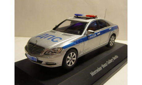 Mercedes-Benz S classe W221 Милиция ДПС России Autoart, масштабная модель, 1:43, 1/43