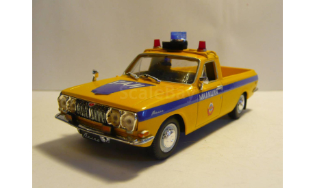 Волга ГАЗ 2402 Милиция ГАИ СССР пикап, масштабная модель, scale43