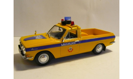 Волга ГАЗ 2402 Милиция ГАИ СССР пикап, масштабная модель, scale43