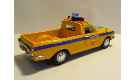 Волга ГАЗ 2402 Милиция ГАИ СССР пикап, масштабная модель, scale43