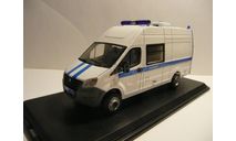 ГАЗель некст Полиция Москва длинная база, масштабная модель, scale43