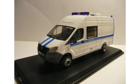 ГАЗель некст Полиция Москва длинная база, масштабная модель, scale43