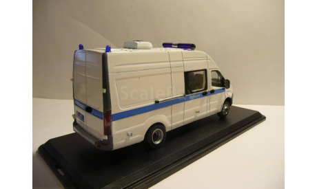 ГАЗель некст Полиция Москва длинная база, масштабная модель, scale43