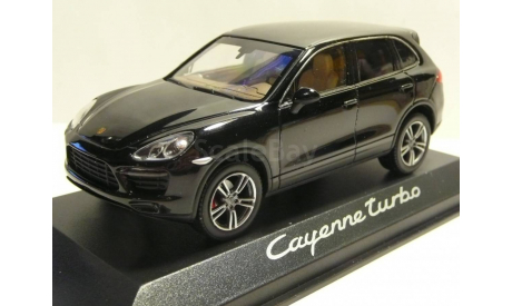 Porsche Cayenne Turbo Minichamps (black), масштабная модель, 1:43, 1/43