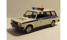 ВАЗ 2104 Полиция ДПС КК, масштабная модель, scale43