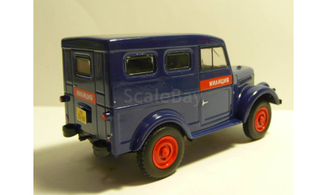 ГАЗ 69 Милиция СССР, масштабная модель, scale43