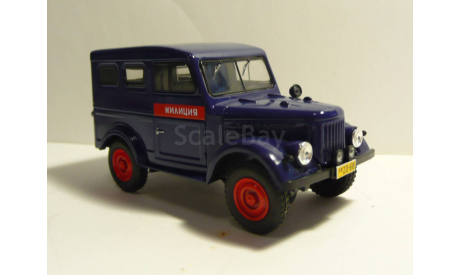 ГАЗ 69 Милиция СССР, масштабная модель, scale43