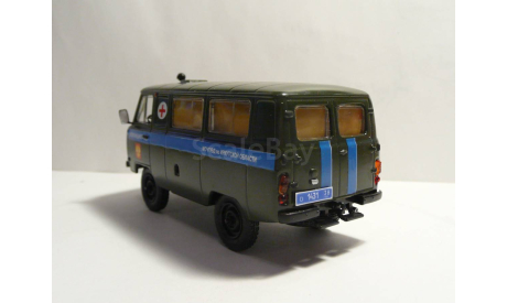 УАЗ 452 Полиция медслужба, масштабная модель, scale43