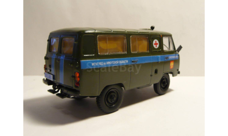 УАЗ 452 Полиция медслужба, масштабная модель, scale43