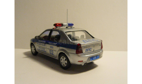 Renault Logan Полиция ДПС СЗАО, масштабная модель, scale43