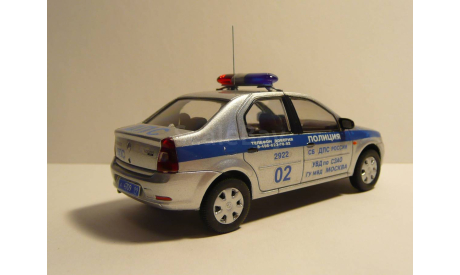 Renault Logan Полиция ДПС СЗАО, масштабная модель, scale43