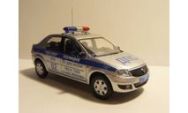 Renault Logan Полиция ДПС СЗАО, масштабная модель, scale43