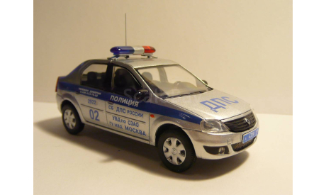 Renault Logan Полиция ДПС СЗАО, масштабная модель, scale43
