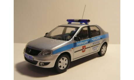 Renault Logan Полиция Москва, масштабная модель, scale43