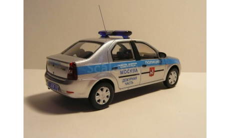 Renault Logan Полиция Москва, масштабная модель, scale43