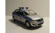 Renault Logan Полиция Москва, масштабная модель, scale43