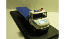 ЗИЛ 5301 Бычок Милиция эвакуатор, масштабная модель, scale43