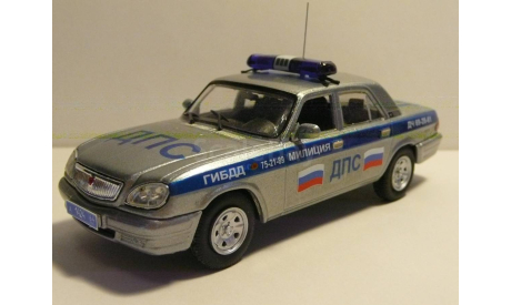 ГАЗ 31105 Милиция ДПС ГИБДД, масштабная модель, scale43