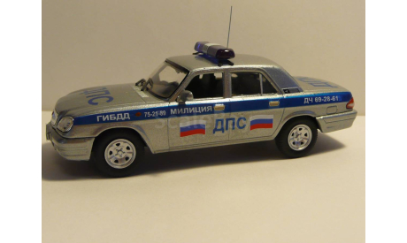 ГАЗ 31105 Милиция ДПС ГИБДД, масштабная модель, scale43