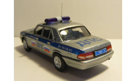 ГАЗ 31105 Милиция ДПС ГИБДД, масштабная модель, scale43