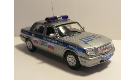 ГАЗ 31105 Милиция ДПС ГИБДД, масштабная модель, scale43