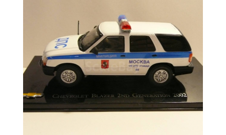 Chevrolet Blazer Милиция ДПС Москва, масштабная модель, 1:43, 1/43