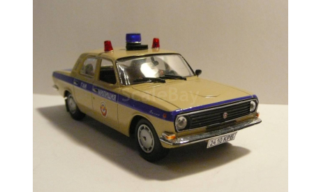 Волга ГАЗ 2410 Милиция ГАИ СССР, масштабная модель, scale43