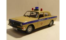 Волга ГАЗ 2410 Милиция ГАИ СССР, масштабная модель, scale43